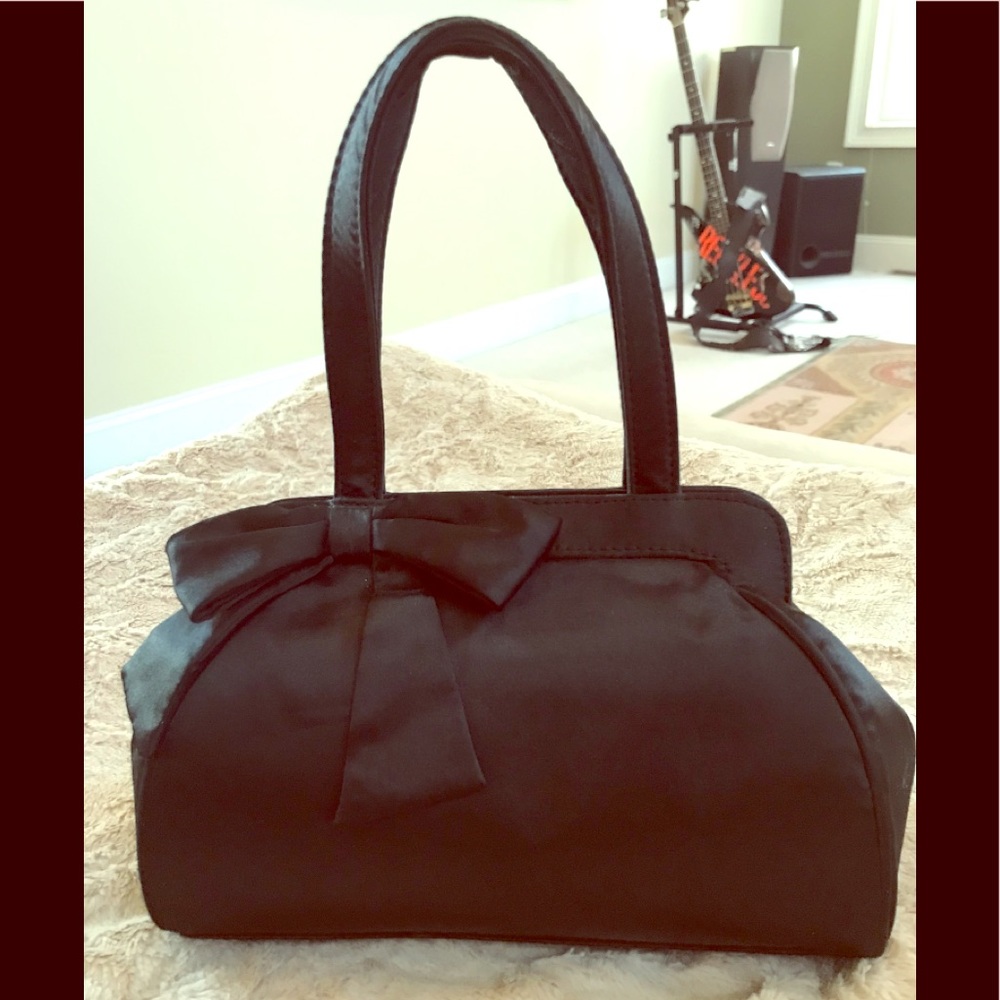 Small satin evening bag from Loft